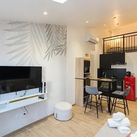 T1 Mezzanine Neuf Clim N•5 - Centre Apartment *